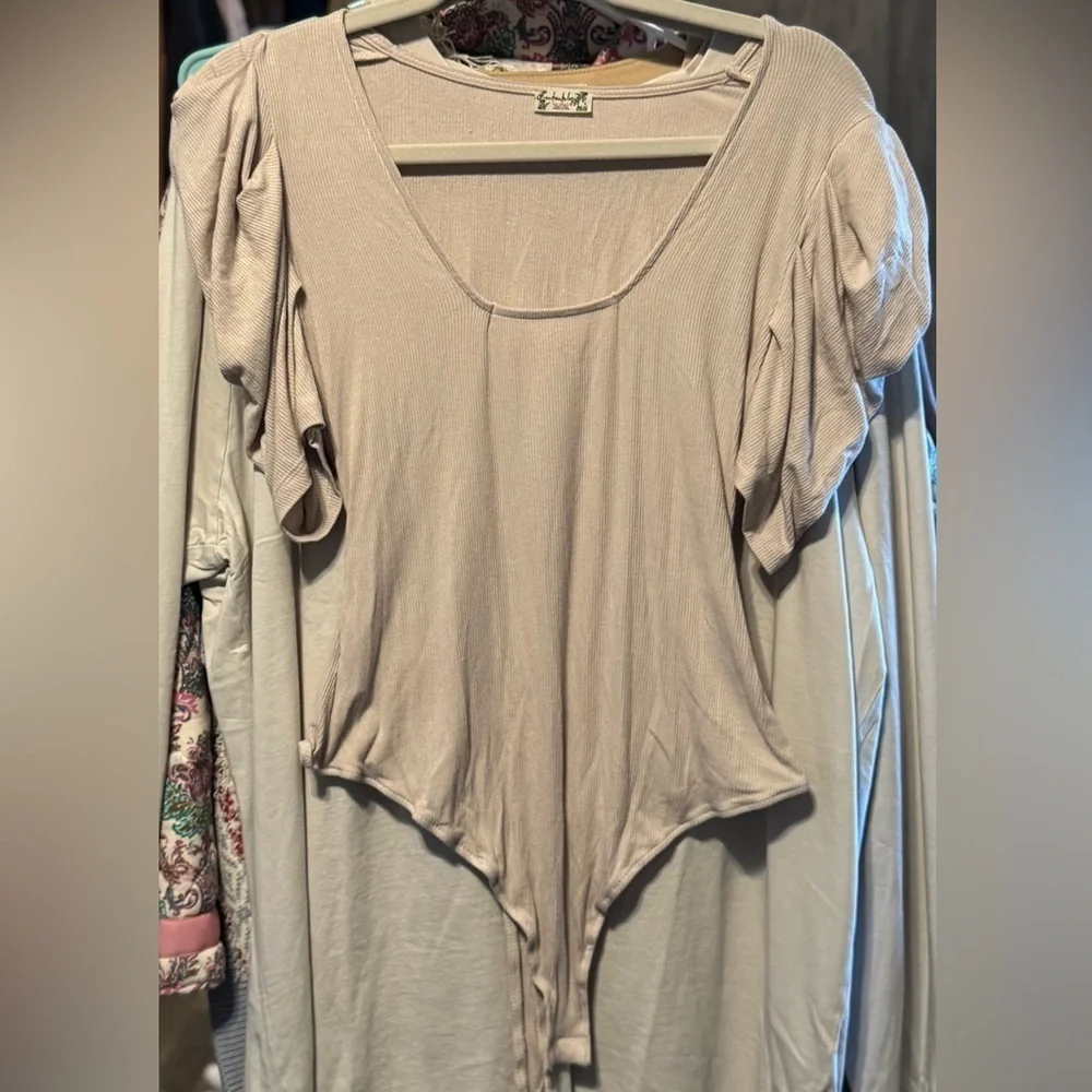 Intimately Free People Beige Women's Bodysuit